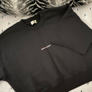 Saint Laurent short sleeve sweatshirt